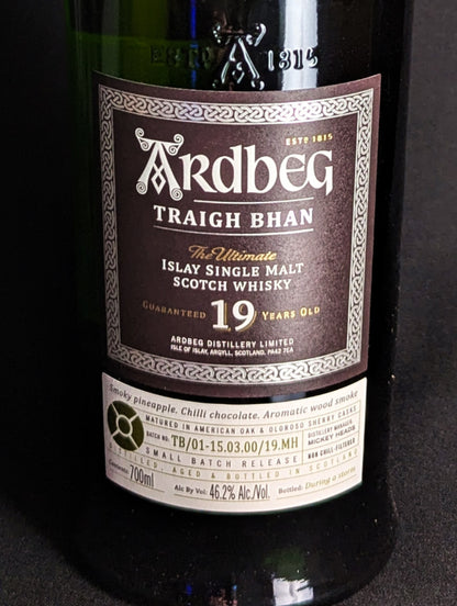 Ardbeg Traigh Bhan 19 Year Old Batch #1