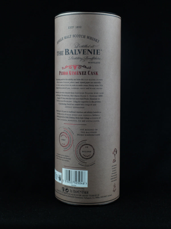 Balvenie Pedro Ximenez Cask 18 Year Old Single Malt Scotch