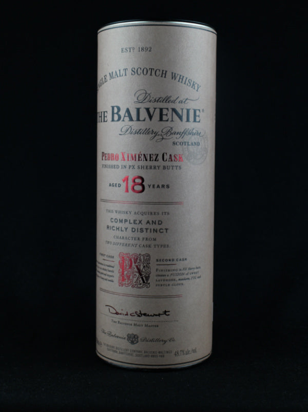 Balvenie Pedro Ximenez Cask 18 Year Old Single Malt Scotch