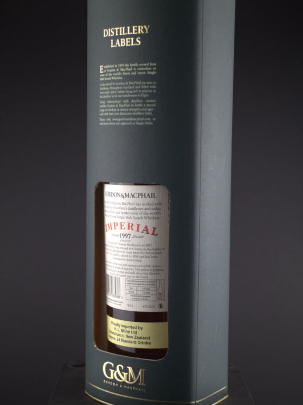 Gordon & Macphail Imperial 20 year old Single Malt Scotch