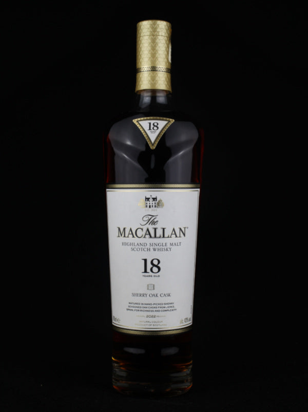 Macallan 18 Year Old Sherry Oak Cask (2022)