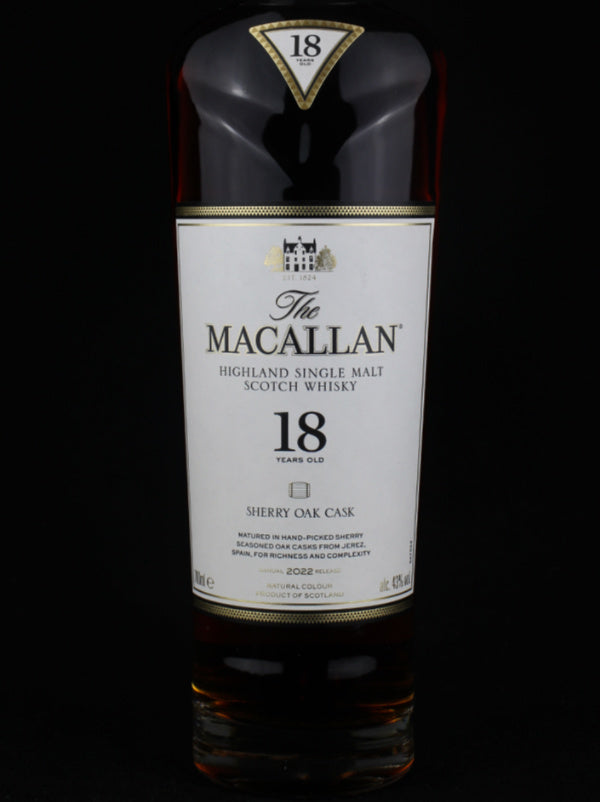 Macallan 18 Year Old Sherry Oak Cask (2022)