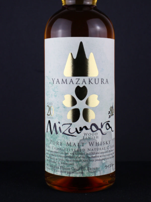 Yamazakura Pure Malt 20 Year Old Mizunara Wood Finish ABV 47%