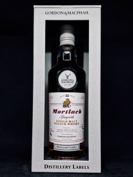 Mortlach 25 Year Old - Distillery Labels (Gordon & MacPhail)