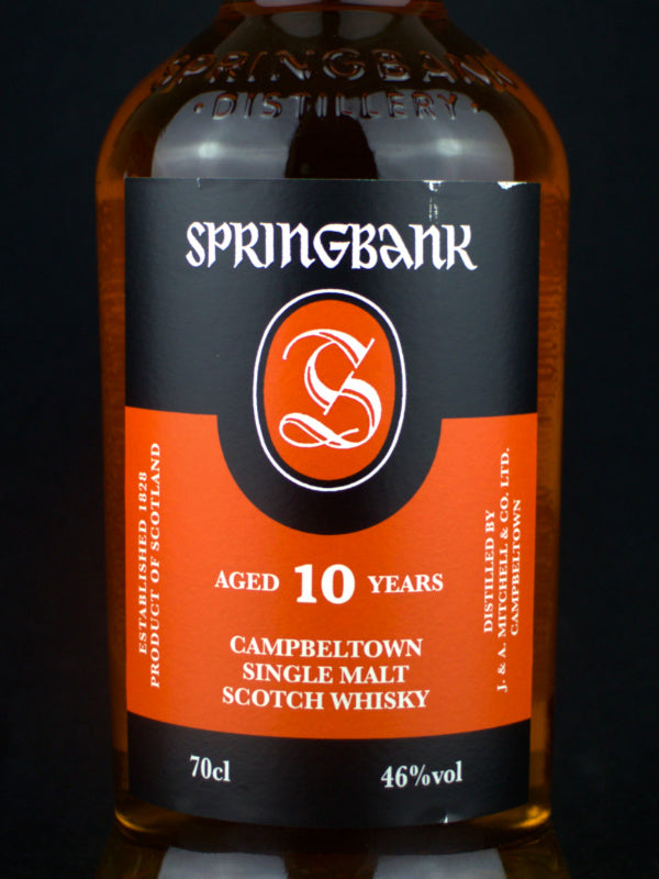 Springbank 10 Year Old Single Malt Scotch Whisky